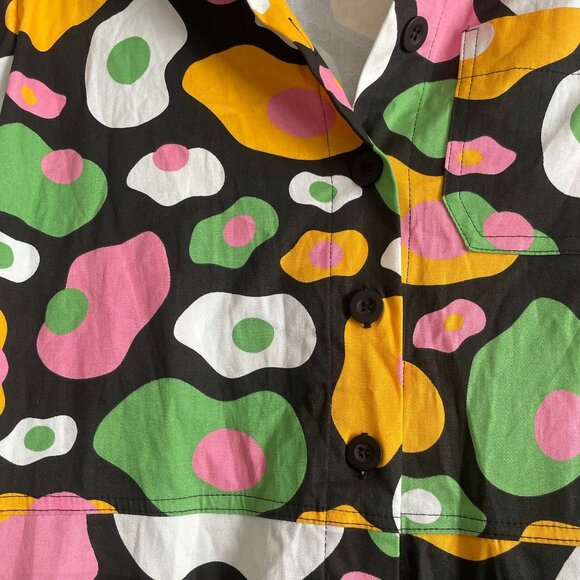 Nooworks Eggs World Domination Jumpsuit XXL NWOT - Picture 4 of 9